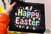Glitter Happy Easter Png, an Illustration by Craft Nest (Thumbnail 5 of 6)
