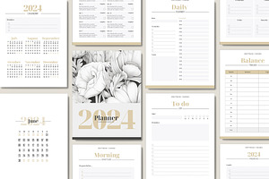 Canva Planner & 2024 Calendar Kit