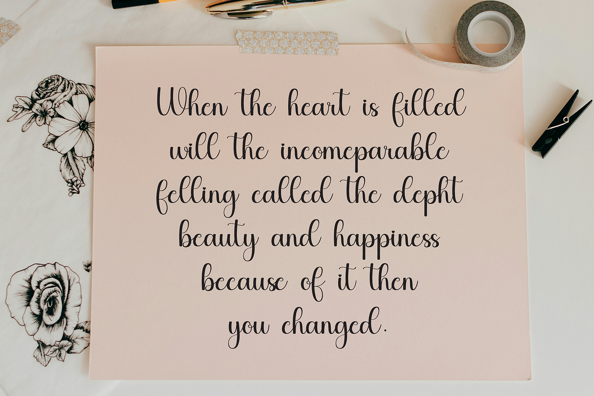 Violetta, a Handwritten Font by FreshTypeINK (Photo 7 of 8)