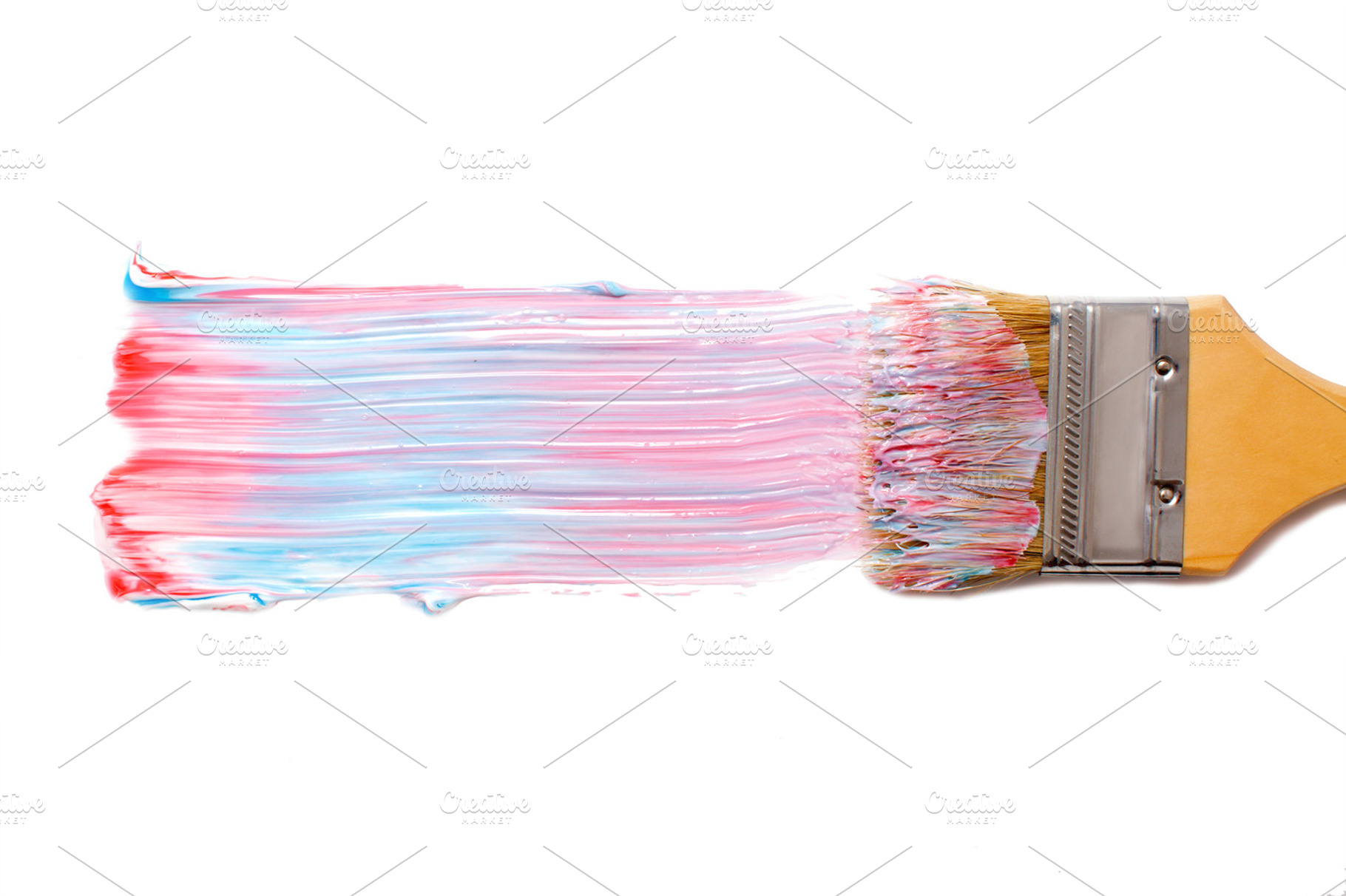 paint brush and dab of toothpaste, a Beauty & Fashion Photo by EvgeniiAnd
