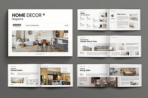 Interior Design Magazine Template, a Magazine Template by Seeing-art