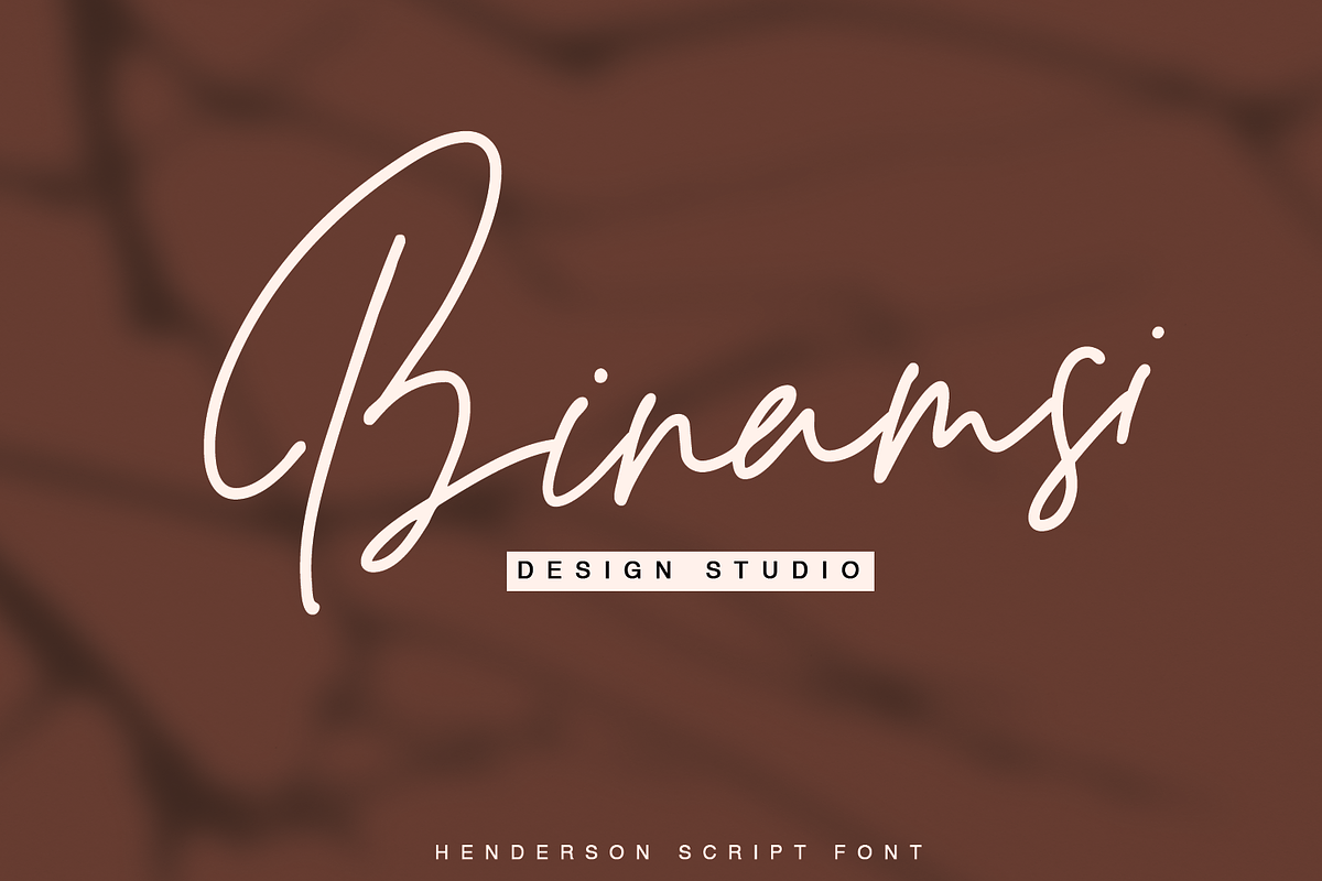 Henderson Script, a Script Font by Quothron (Photo 3 of 8)