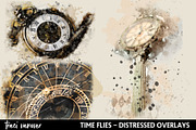 Clocks & Watches Distressed Overlays, an Illustration by ephemoire (Thumbnail 1 of 9)