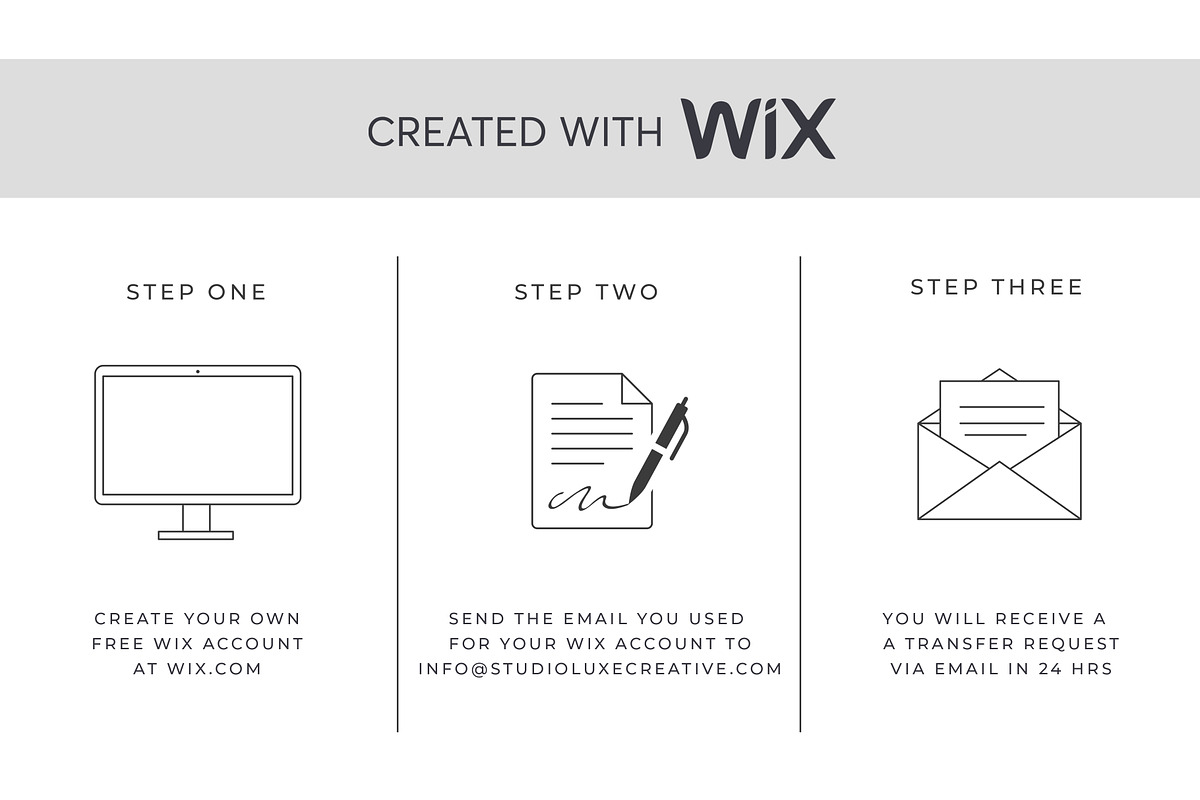 Ecommerce Wix Website Template, a Wix Template by Studio Luxe Creative (Photo 10 of 12)