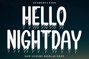 Hello Nightday, a Serif Font by FreshTypeINK (Thumbnail 1 of 8)
