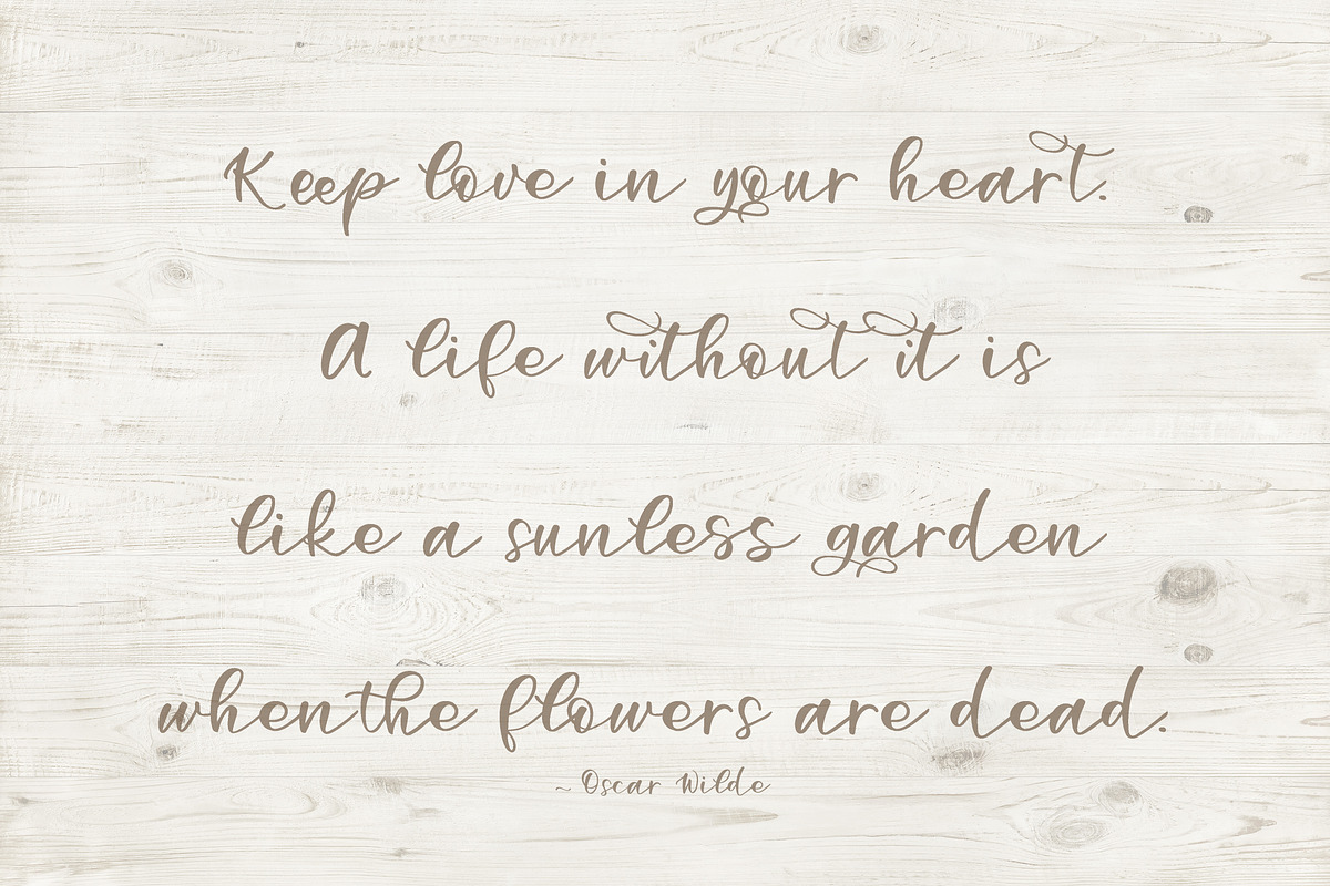 Blooming Heirloom-A Handwritten Font preview 3