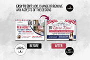 Real Estate Holiday Postcards Canva, a Card Template by CreativeVinesStore (Thumbnail 7 of 8)