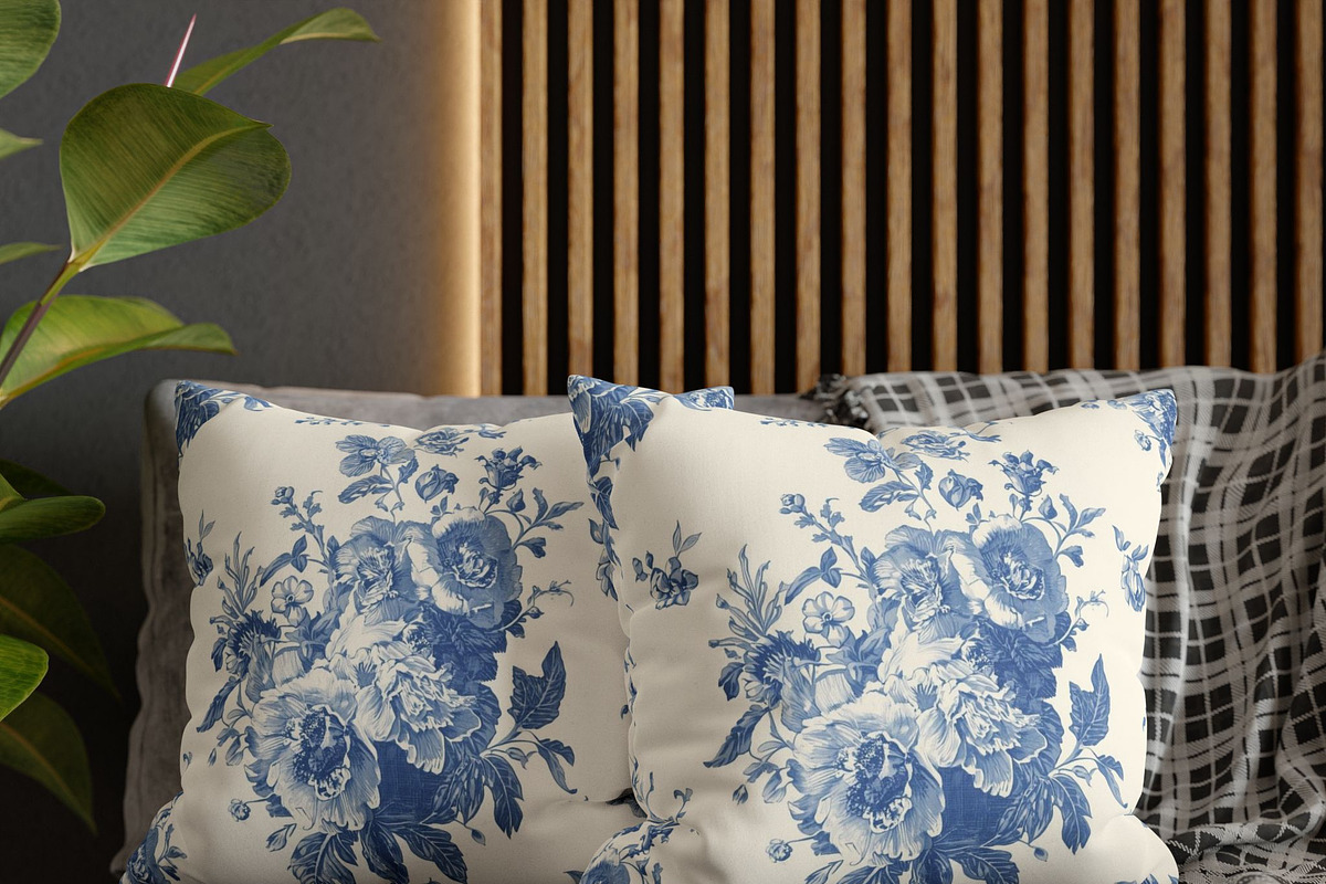 Vintage Toile de Jouy Pattern, a Pattern Graphic by elfy creative (Photo 1 of 3)