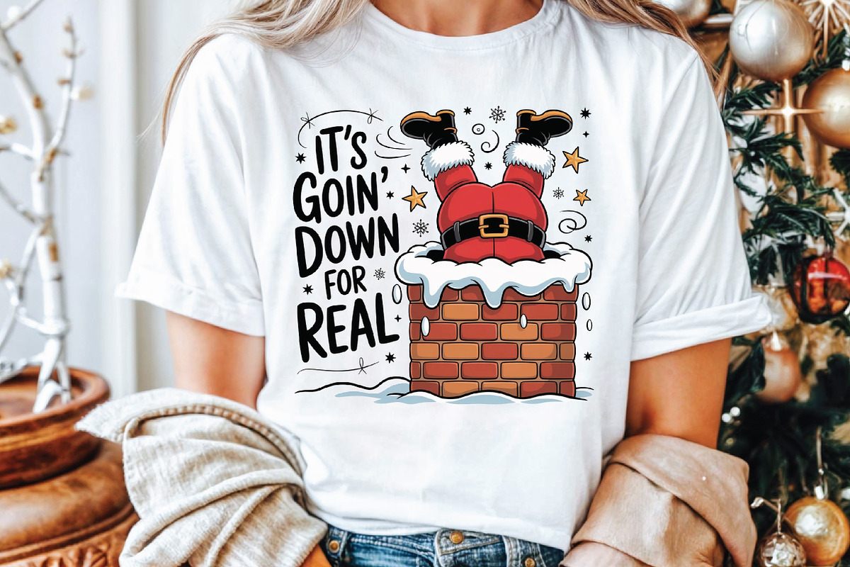 Funny Santa Christmas Sublimation, an Illustration by Libby Wishes (Photo 2 of 5)