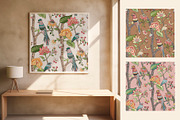 Fleur de Jardin Floral Patterns set, a Pattern Graphic by Elena Dorosh (Thumbnail 3 of 13)