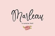 Marleau Script Font, a Handwritten Font by Beck McCormick (Thumbnail 1 of 10)