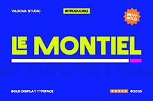 Le Montiel Bold Sans Serif Font