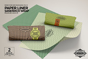 Wrap or Burrito Paper Liner Mockup, a Packaging Mockup by INCDesign (Thumbnail 5 of 7)
