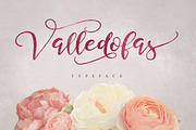 Valledofas Typeface, a Script Font by alit design (Thumbnail 1 of 7)