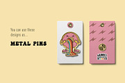 Groovy Sarcastic Mood. 10 Stickers, an Object Graphic by Cosmic Store (Thumbnail 3 of 9)