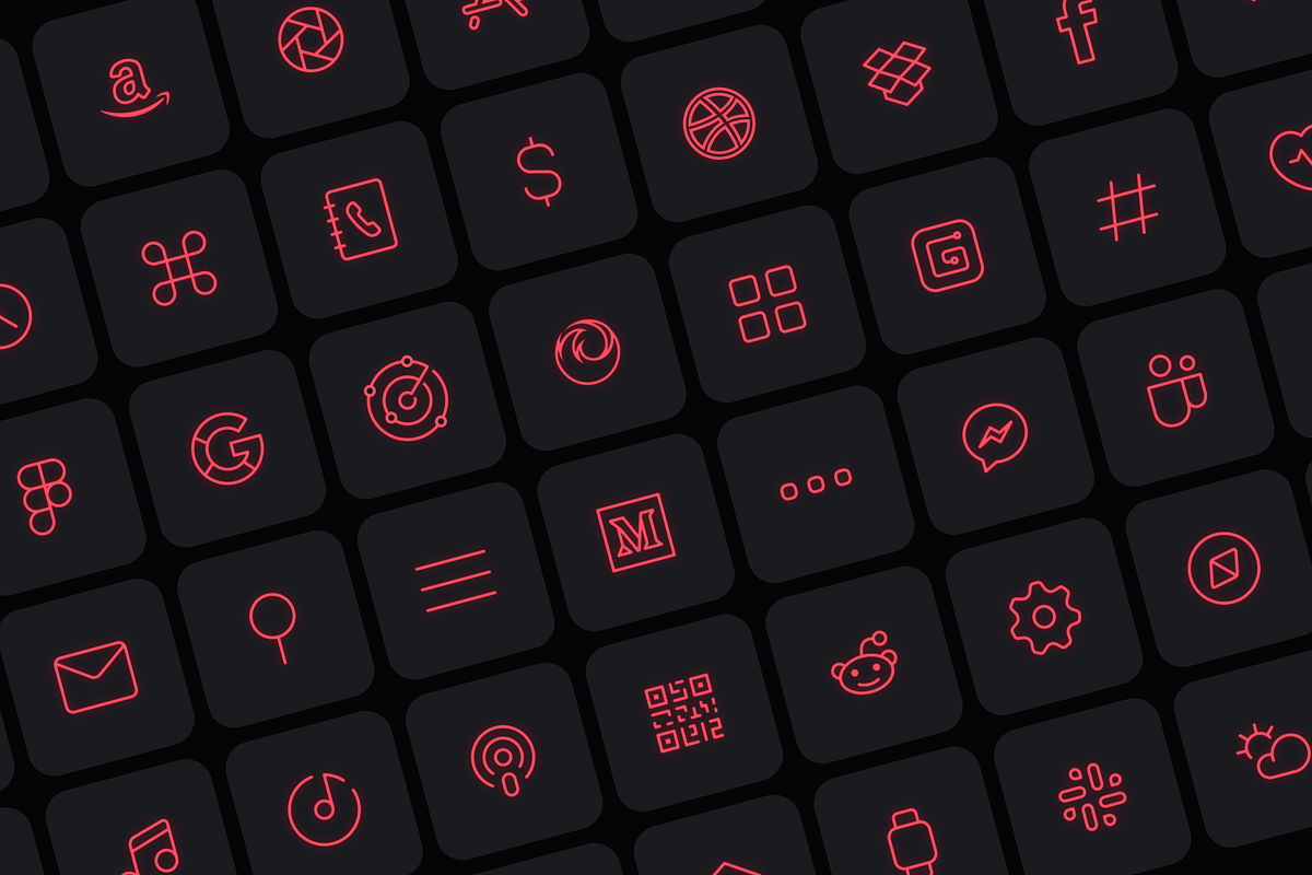 iOS 14 Minimal Icon Set, an Icon by Ghostpixel (Photo 4 of 11)