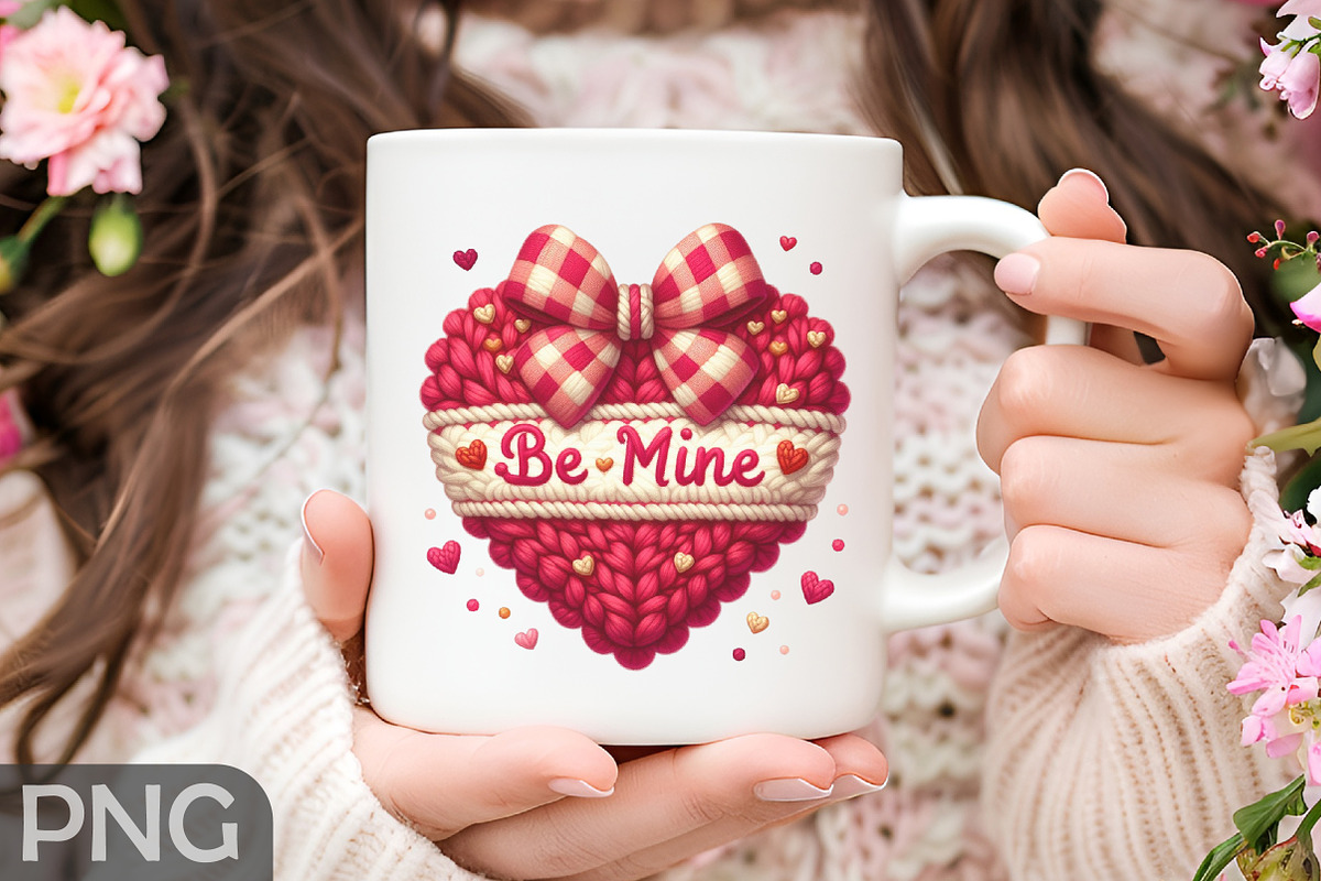 Valentine Faux Crochet Png Bundle, an Illustration by RobertsArt (Photo 9 of 10)