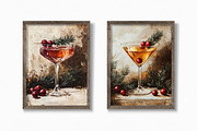 Christmas Cocktails, a Decorative Illustration by rileyBgraphics (Thumbnail 4 of 6)