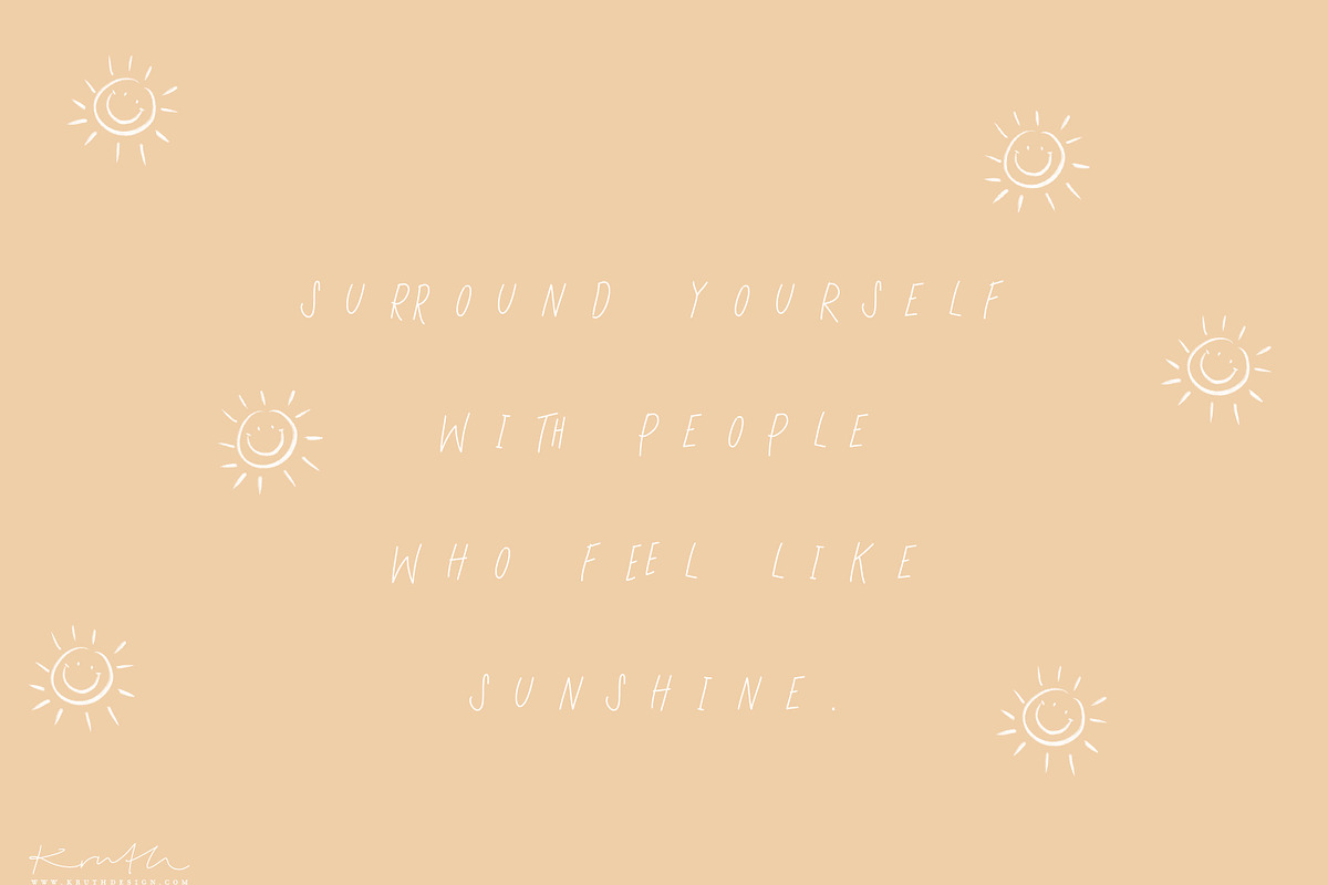 The Just Saying Hi Font /handwritten, a Handwritten Font by KruthDesign (Photo 5 of 7)