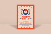 Holiday Party Invitation, an Invitation Template by VectorVactory (Thumbnail 1 of 3)