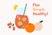 Cute fruit icons - Vector, an Icon by Marinastu (Thumbnail 2 of 6)
