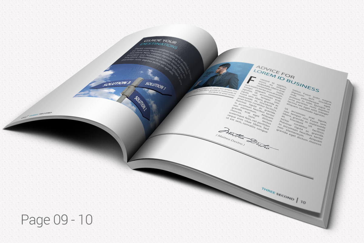 Corporate Brochure, a Brochure Template by izzatunnisa (Photo 5 of 5)