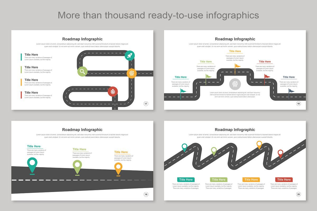 Roadmap infographic Keynote, a Templates & Theme by Mighty-Slide (Photo 6 of 7)