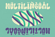 Chubby Flower - Groovy & Playful, a Font by Deeezy (Thumbnail 5 of 6)