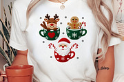 Christmas Mugs Png, an Illustration by Canvas Craft (Thumbnail 6 of 6)