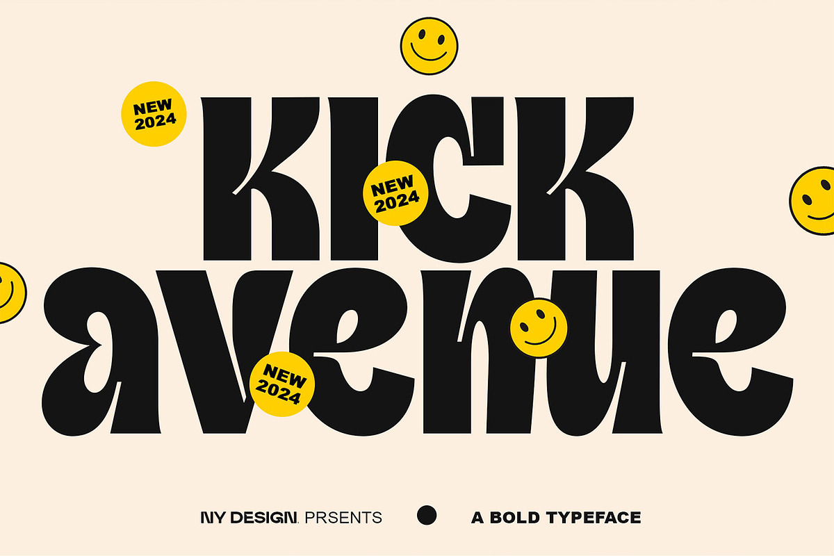 Kick Avenue, a Sans Serif Font by NYDESIGN (Photo 1 of 7)