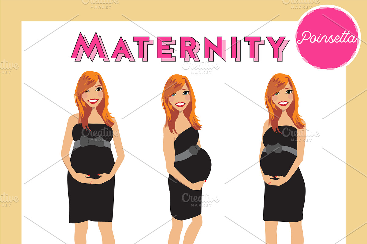 Maternity Pregnant Portrait Creator, a Person Illustration by Lauren Lesley Studio (Photo 33 of 45)