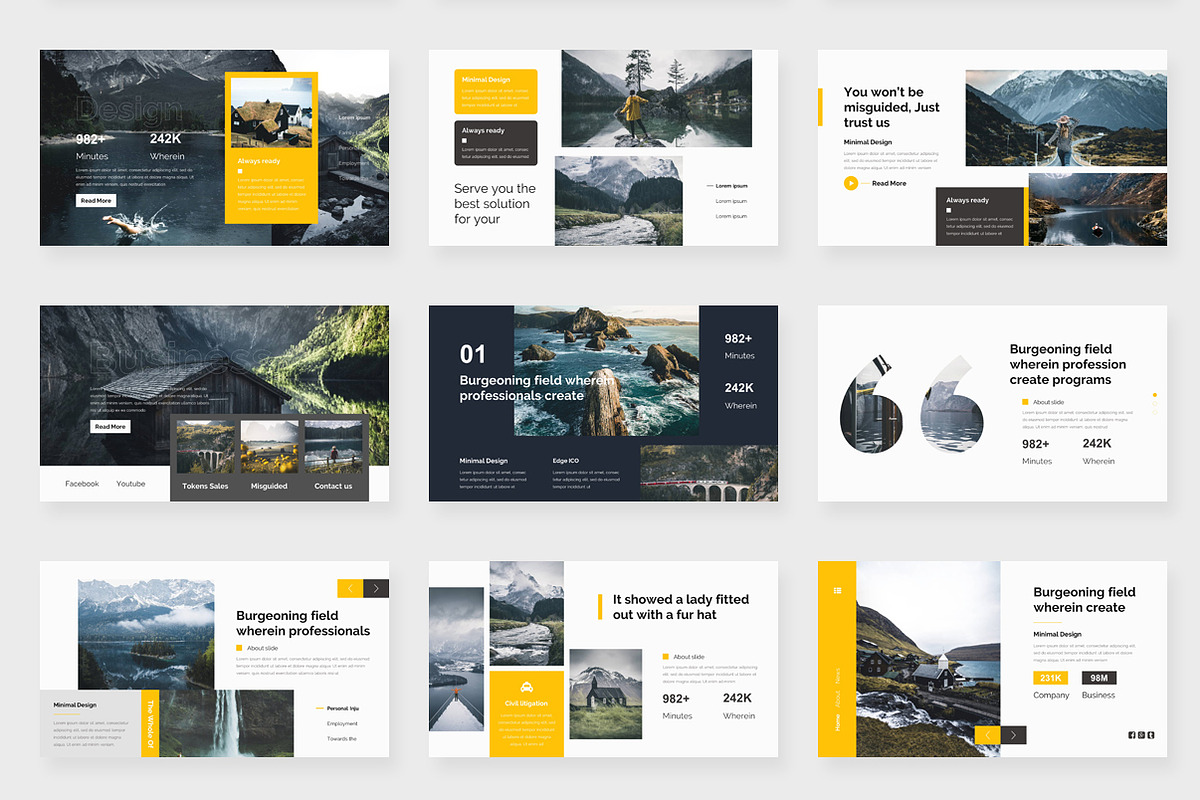 Unisa Creative Keynote Template, a Presentation Template by One Percent Studio (Photo 5 of 17)