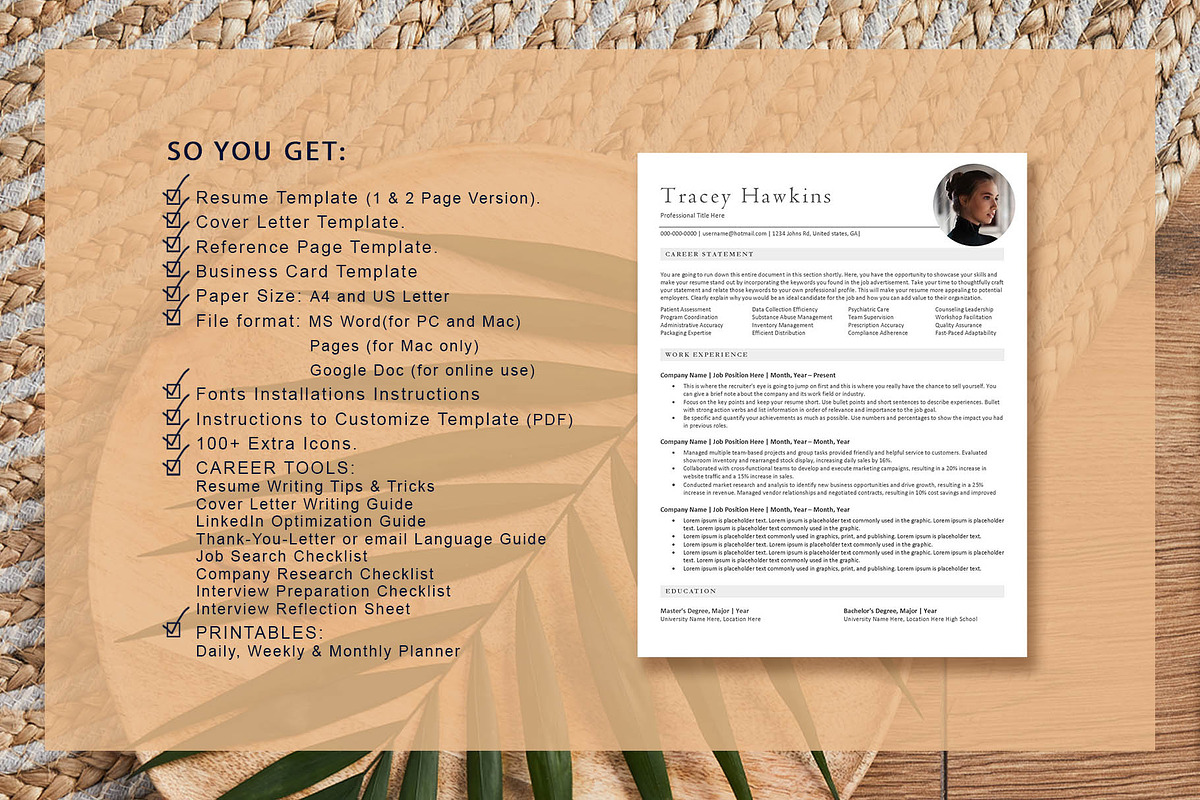 Professional Resume ATS Friendly, a Resume Template by VictoriousVita (Photo 7 of 7)