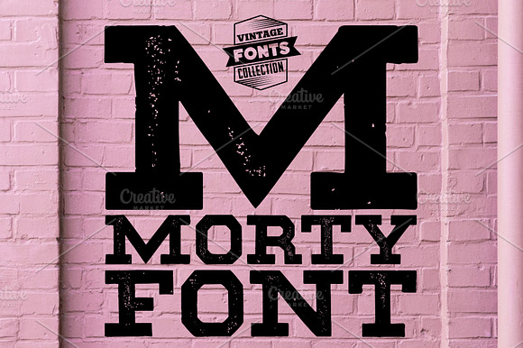 Morty - 2 vintage fonts preview 7
