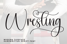 Wresling | Script Font