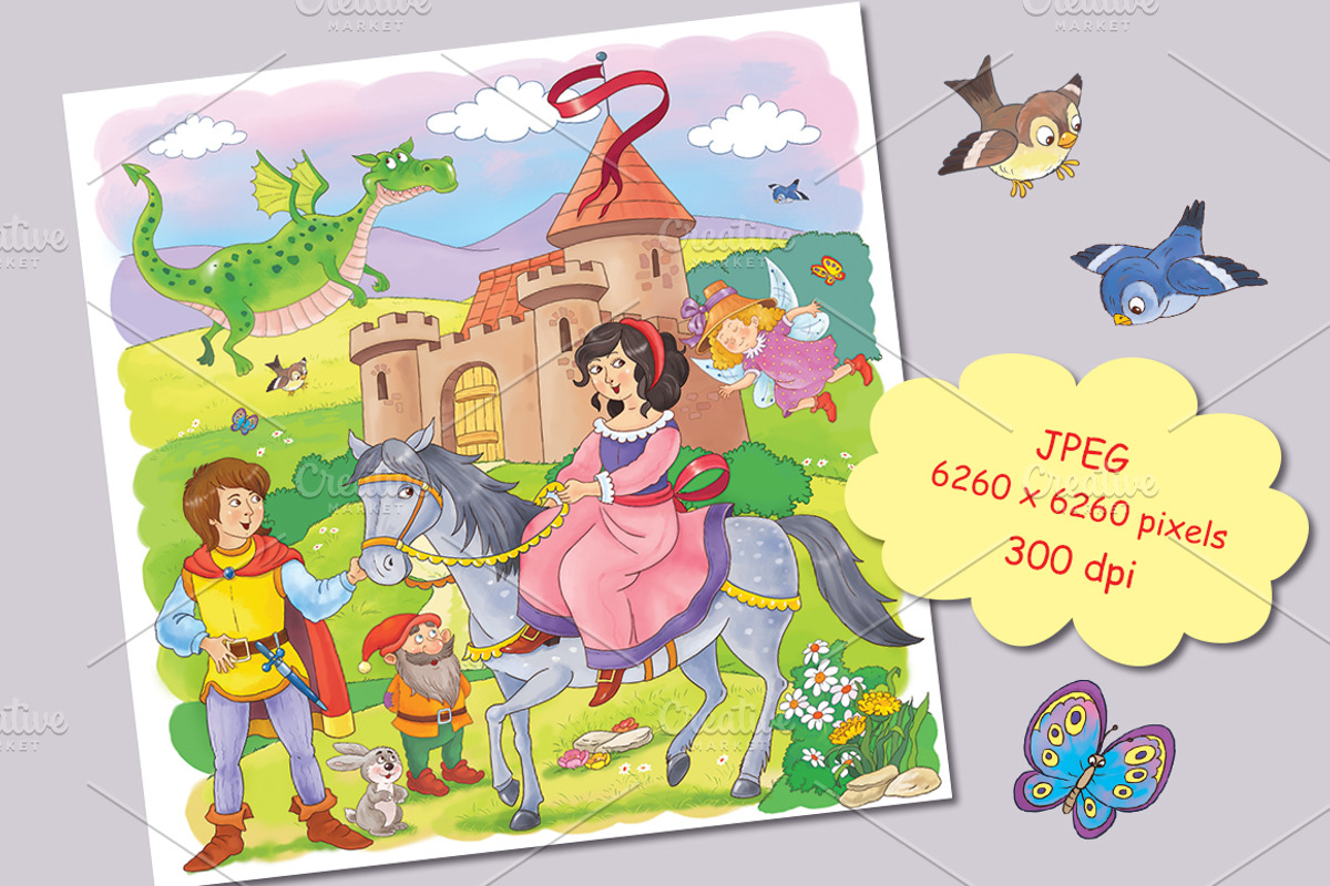 Fairy tale bundle, an Illustration by Haso (Photo 6 of 12)
