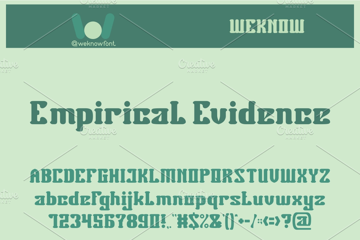 Real time font, a Font by weknow (Photo 4 of 5)