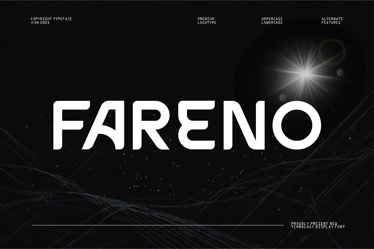 Fareno || Modern Sans Serif Font, a Sans Serif Font by Ermedia Studio (Photo 1 of 10)