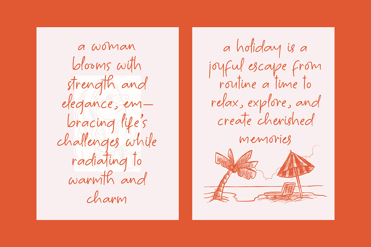 Thursday Marchi Sticky Note Font, a Script Font by Letterena Studios Script (Photo 12 of 15)
