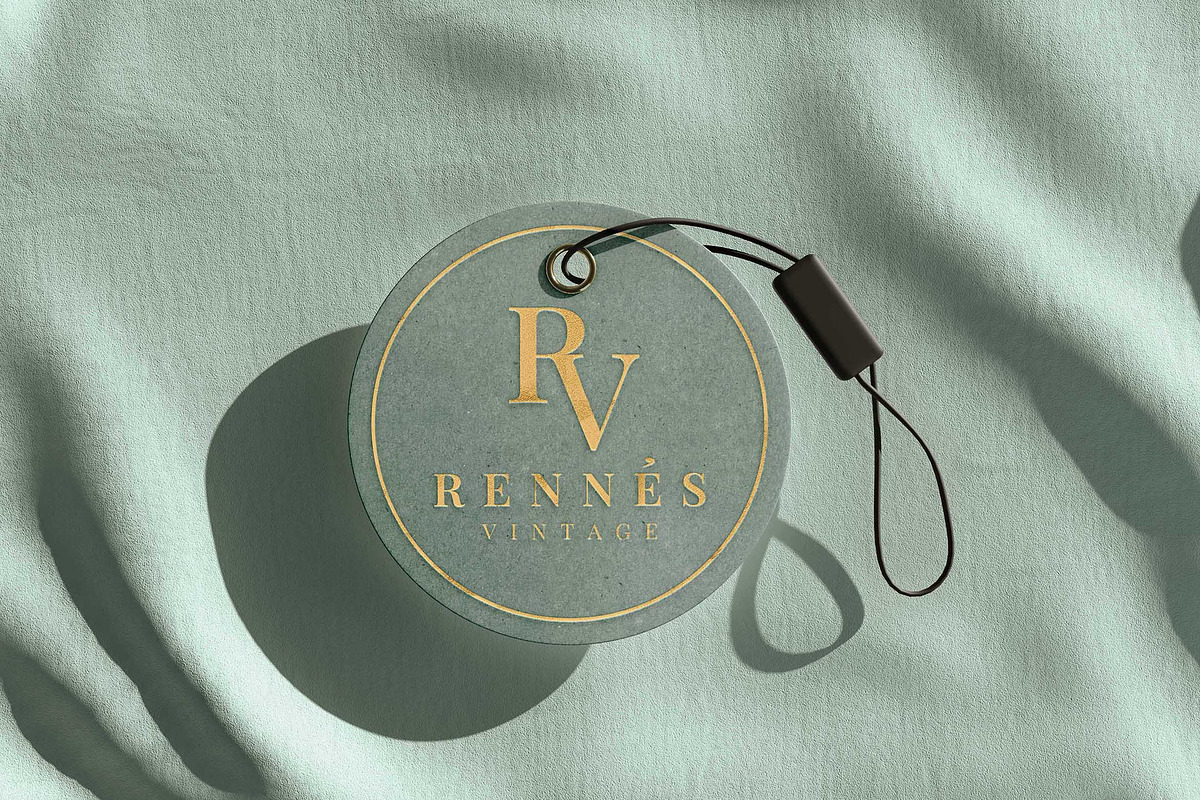 Rennes || Hanging Label Tag Mockup, a Packaging Mockup by JafarNation (Photo 7 of 8)