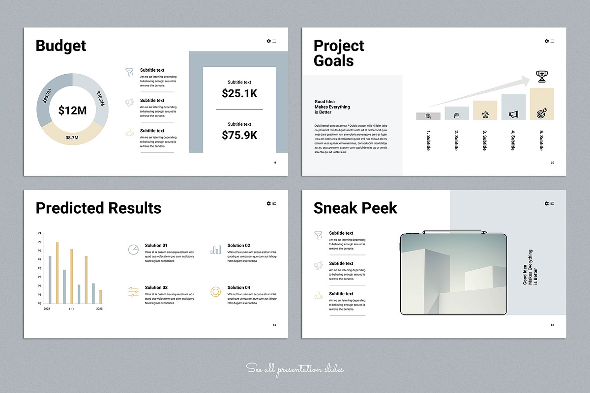 Project Proposal Presentation Layout, a Presentation Template by ...