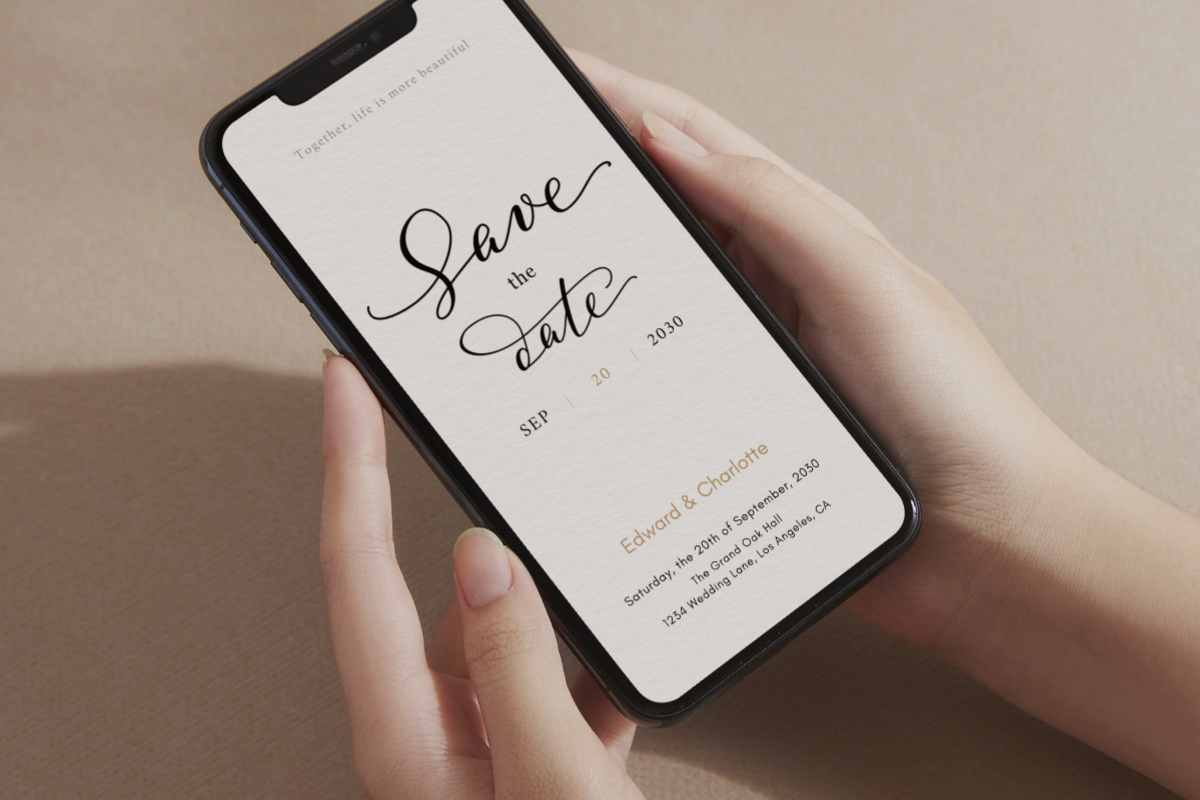 Minimalist Wedding Invitation Suite, a Landing Page Template by batang (Photo 5 of 5)