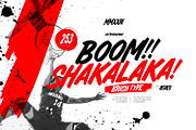 Boom Shakalaka - Brush Type, a Font by ikiiko (Thumbnail 1 of 7)