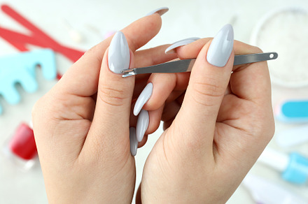 Nail care procedure, close up and selective focus, a Beauty & Fashion Photo by AtlasStudio