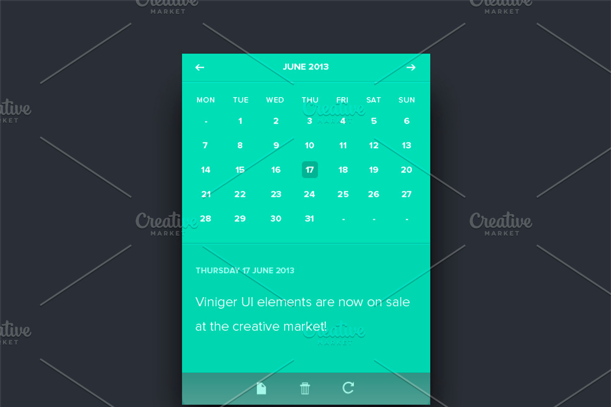 Viniger User Interface Elements, a Templates & Theme by nrsidharth (Photo 2 of 2)