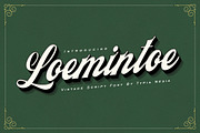 Loemintoe, a Script Font by Typia Nesia (Thumbnail 1 of 10)