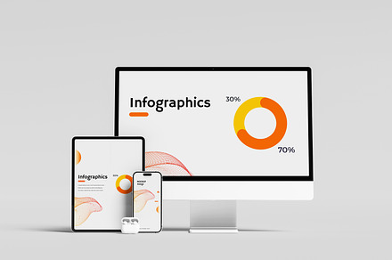 Multi Device Realistic Mockup, a Wearable Device Mockup by graphicstory