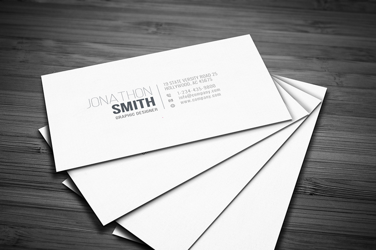 Simple and Elegant Business Card, a Business Card Template by DesignGhar (Photo 4 of 6)