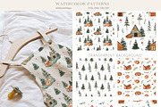 Sleeping FOREST. Watercolor animals, an Animal Illustration by Ooh Lily (Thumbnail 3 of 18)