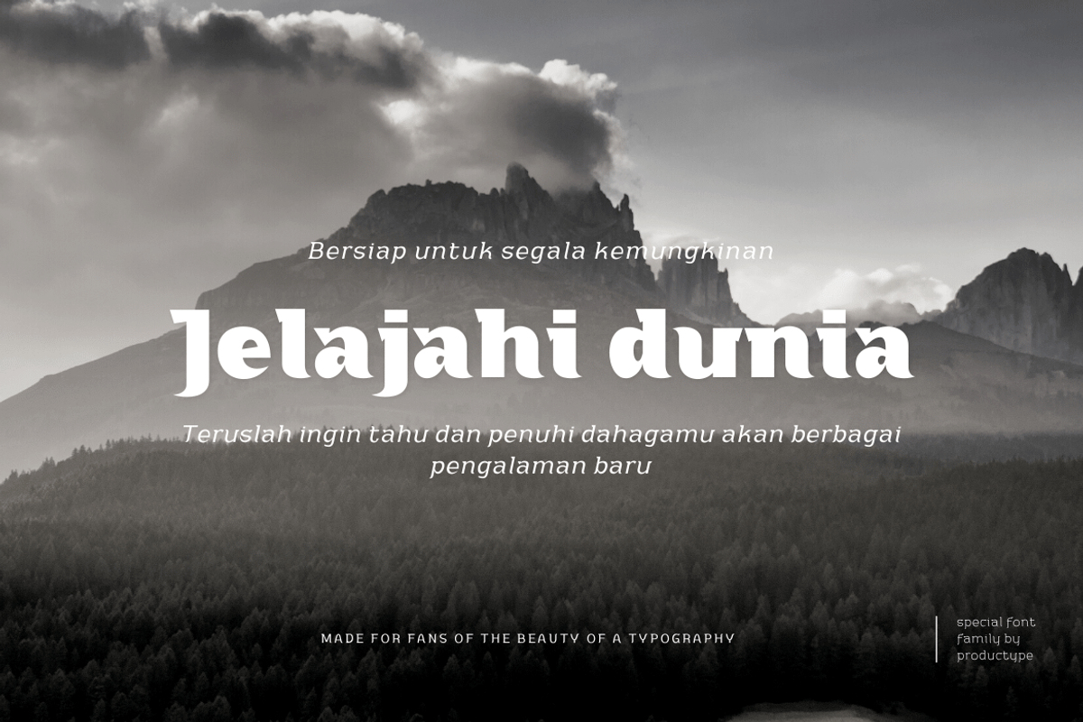 Adahi, a Sans Serif Font by productype1 (Photo 11 of 15)